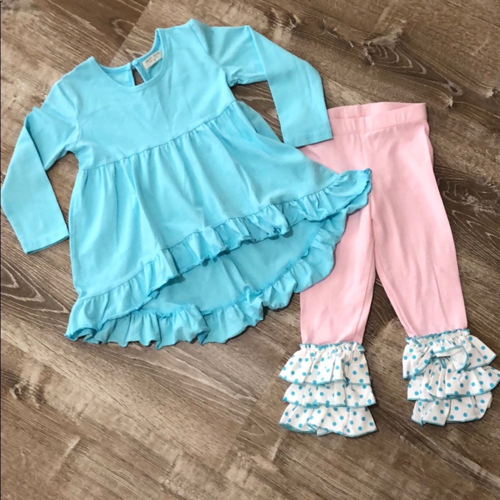 Ruffle High/Low & Ruffle Leggings